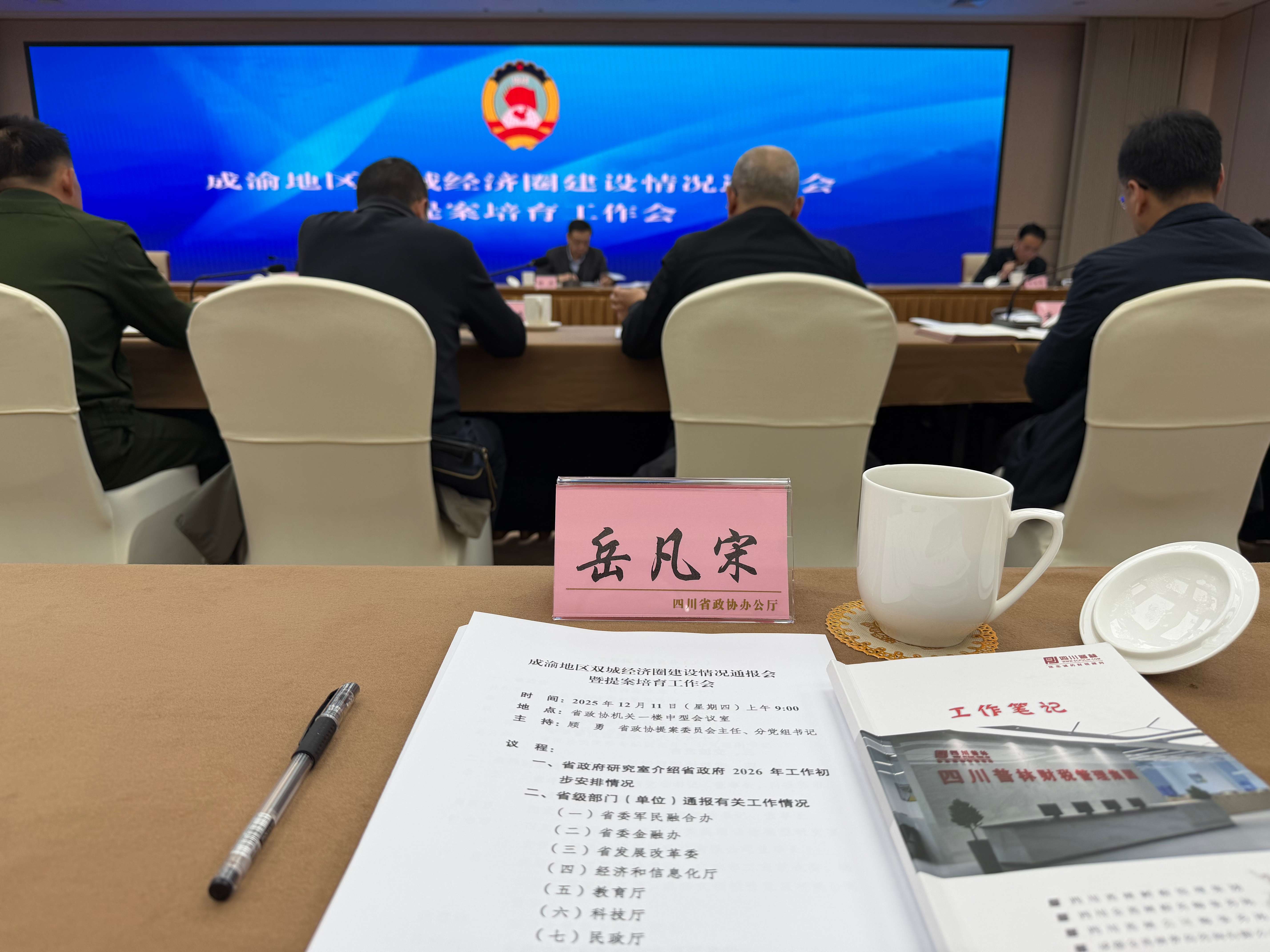 省政协常委、集团董事长岳凡宋参加省政协提案培育工作会